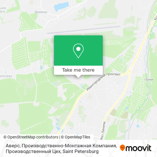Аверс, Производственно-Монтажная Компания, Производственный Цех map