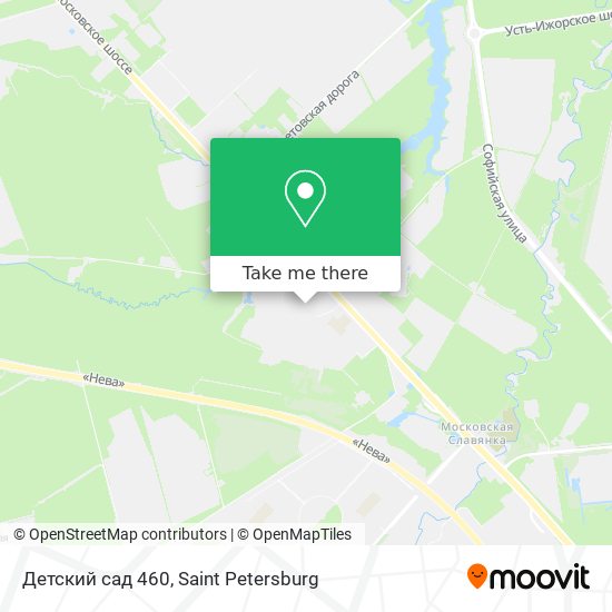 Детский сад 460 map