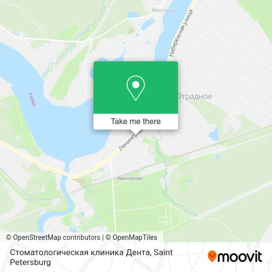 Стоматологическая клиника Дента map
