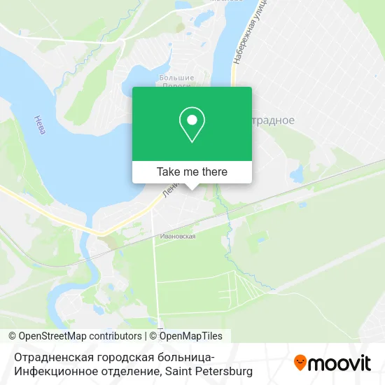 Отрадненская городская больница-Инфекционное отделение map
