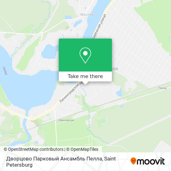 Дворцово Парковый Ансамбль Пелла map