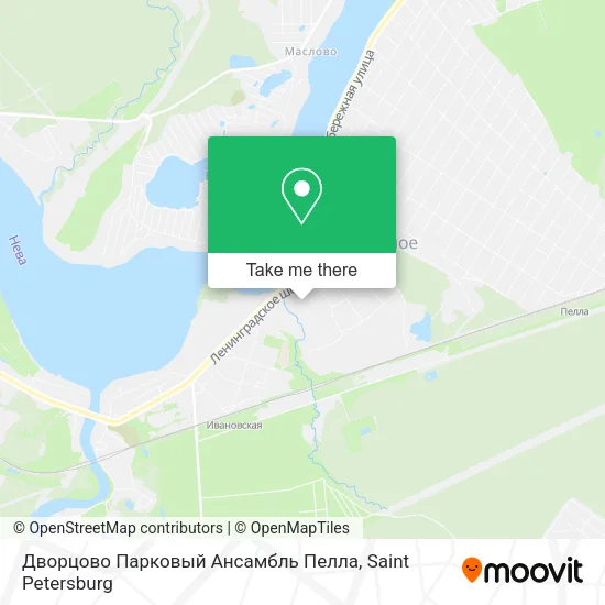 Дворцово Парковый Ансамбль Пелла map