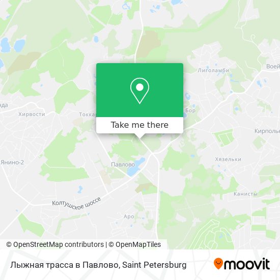 Лыжная трасса в Павлово map