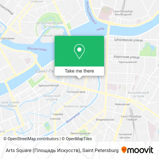Arts Square (Площадь Искусств) map