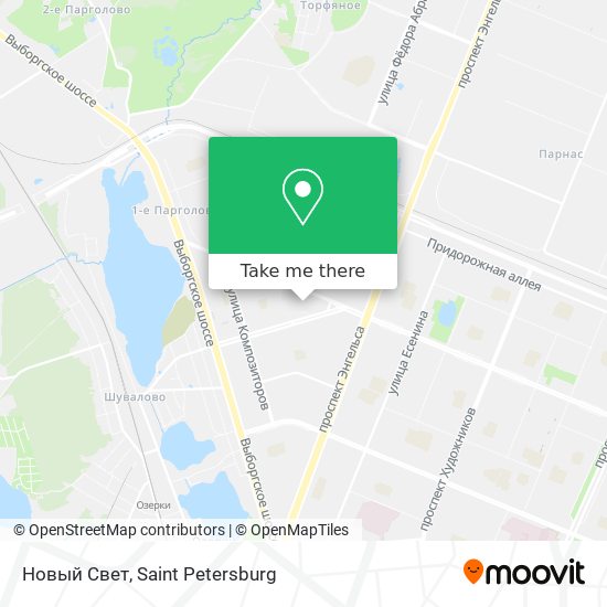 Новый Свет map