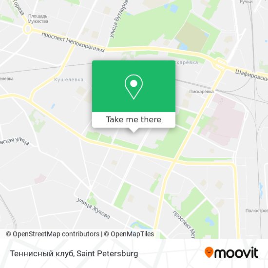 Теннисный клуб map