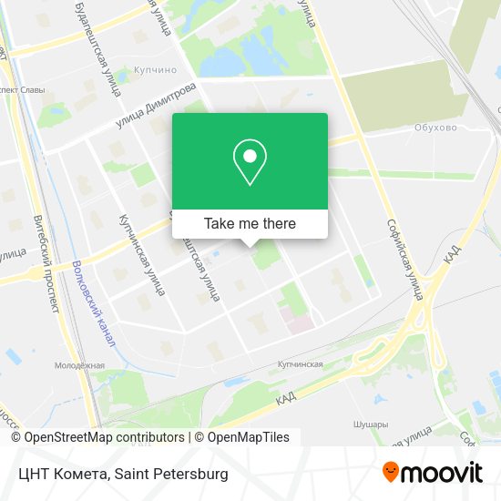 ЦНТ  Комета map