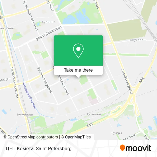 ЦНТ  Комета map