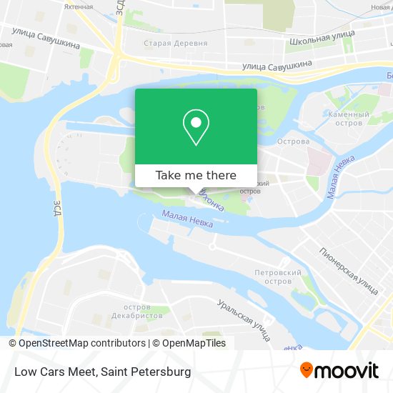 Low Cars Meet map