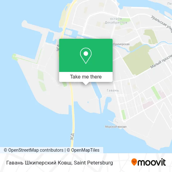 Гавань Шкиперский Ковш map