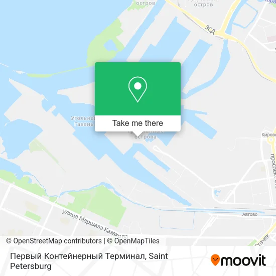 Первый Контейнерный Терминал map