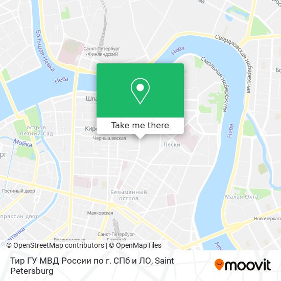 Тир ГУ МВД России по г. СПб и ЛО map