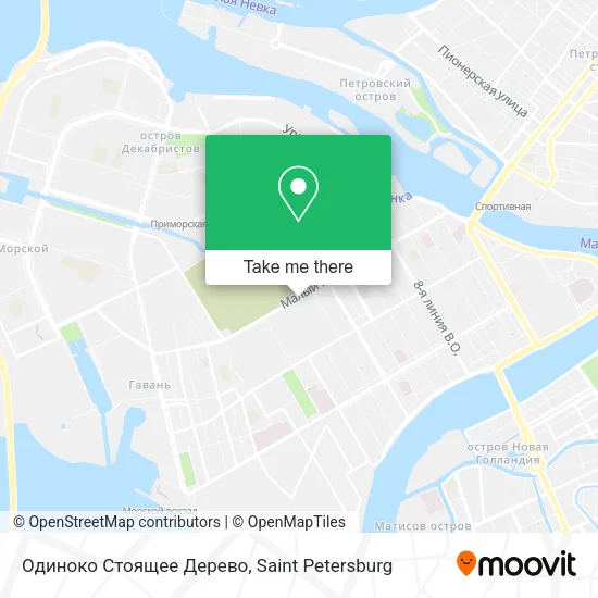 Одиноко Стоящее Дерево map