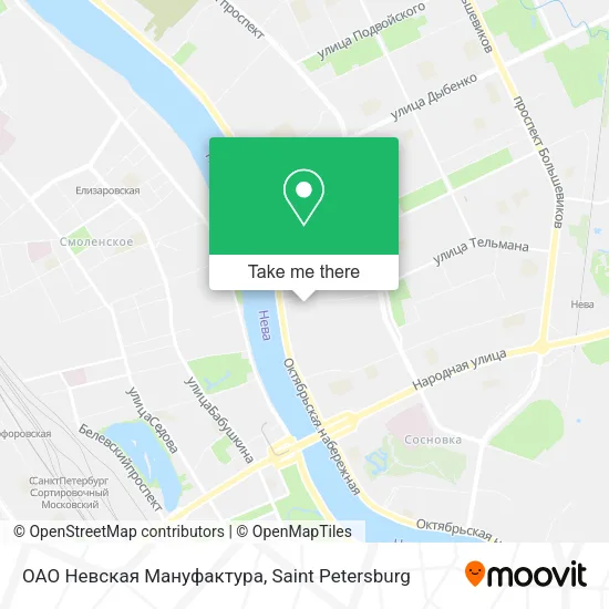 ОАО  Невская Мануфактура map