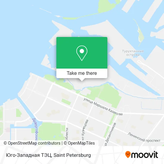 Юго-Западная ТЭЦ map