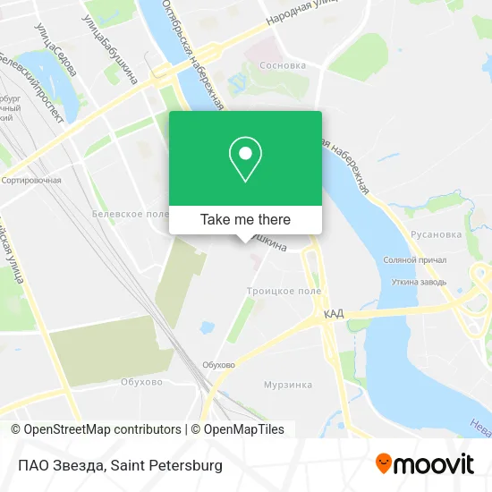 ПАО  Звезда map