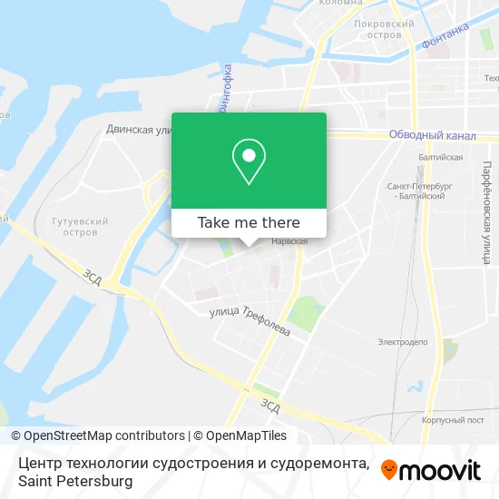 Центр технологии судостроения и судоремонта map