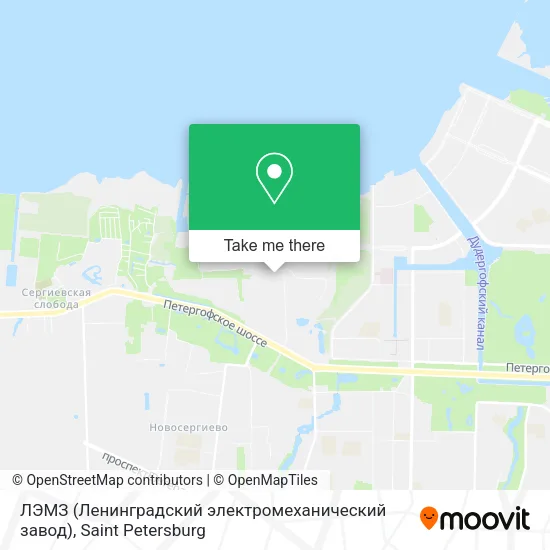 ЛЭМЗ (Ленинградский электромеханический завод) map
