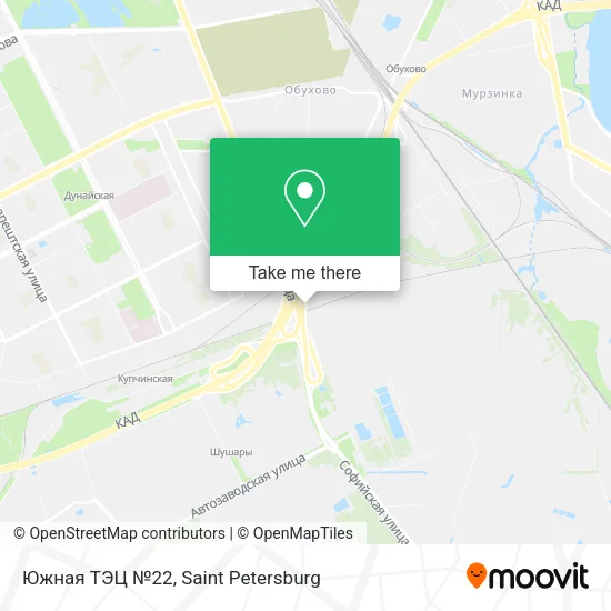 Южная ТЭЦ №22 map