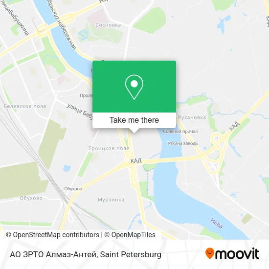 АО  ЗРТО   Алмаз-Антей map