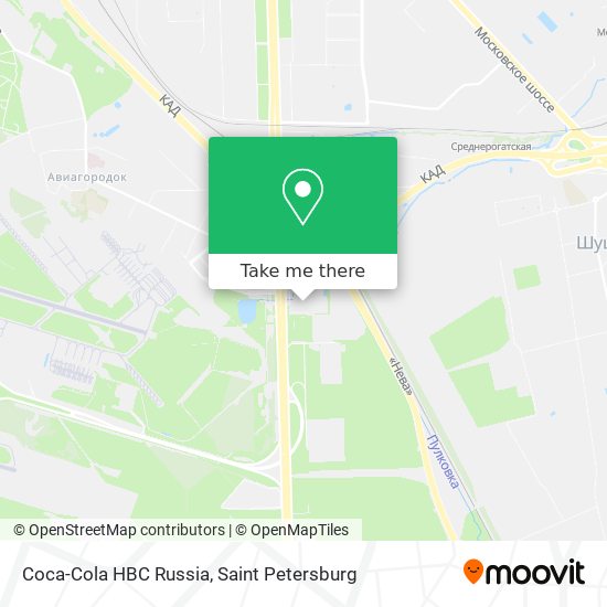 Coca-Cola HBC Russia map