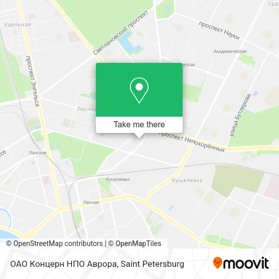 ОАО  Концерн  НПО  Аврора map
