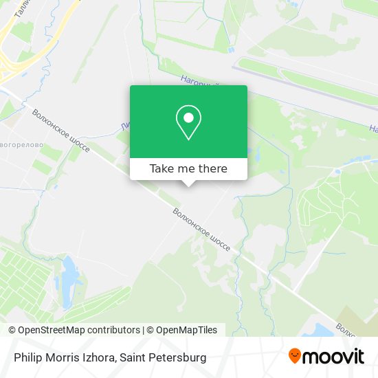 Philip Morris Izhora map