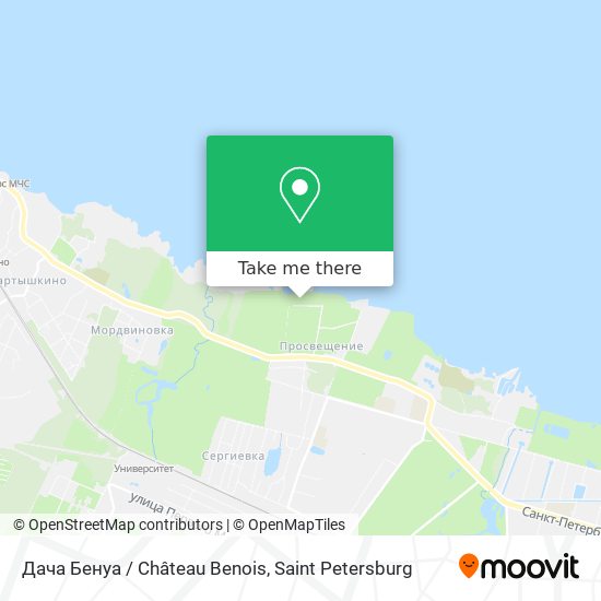 Дача Бенуа / Château Benois map