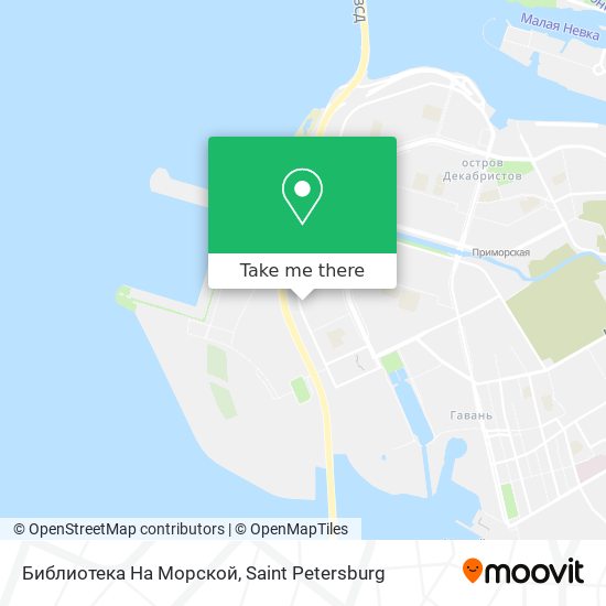 Библиотека  На Морской map