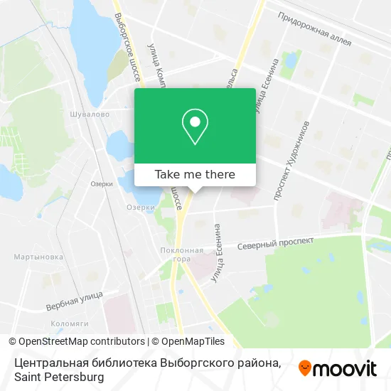 Центральная библиотека Выборгского района map