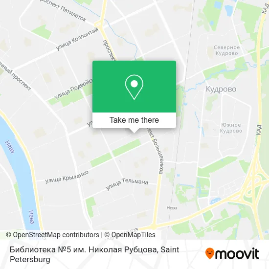 Библиотека №5 им. Николая Рубцова map
