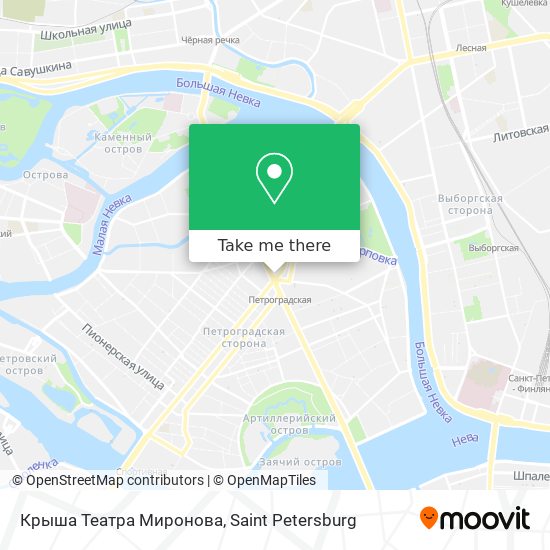 Крыша Театра Миронова map