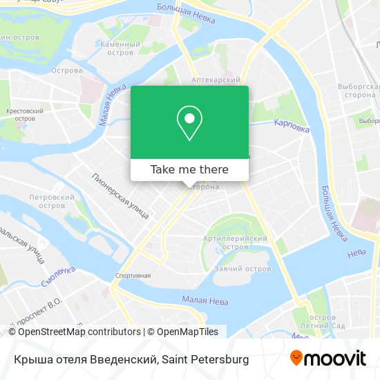 Крыша отеля Введенский map