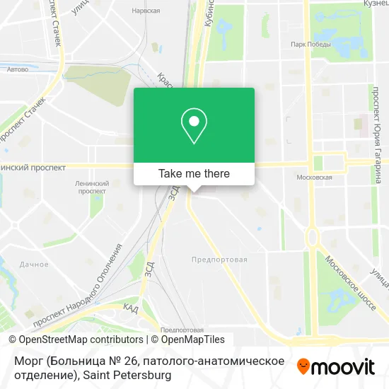 Морг (Больница № 26, патолого-анатомическое отделение) map