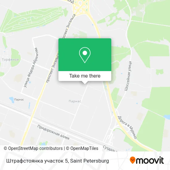 Штрафстоянка участок 5 map