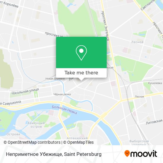 Неприметное Убежище map