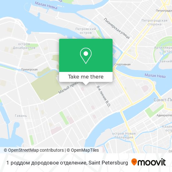 1 роддом дородовое отделение map