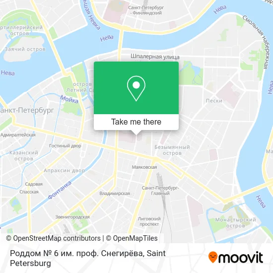 Роддом № 6 им. проф. Снегирёва map