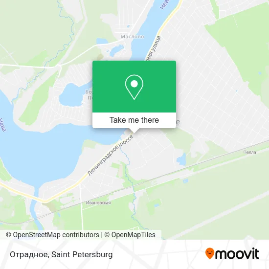 Отрадное map