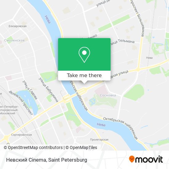 Невский Cinema map