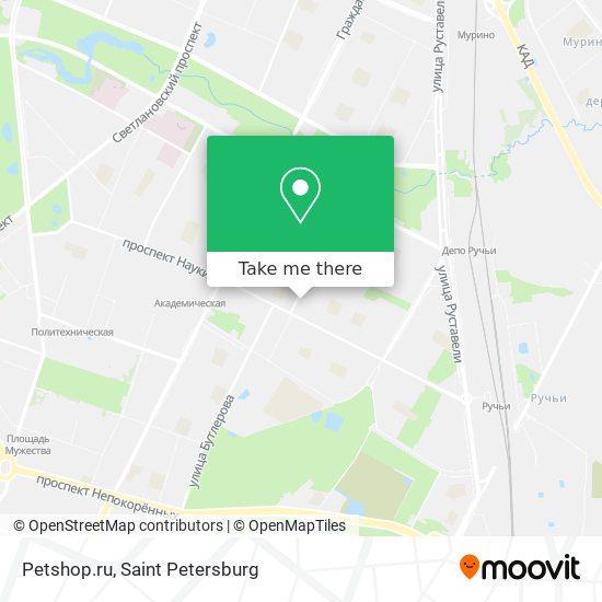 Petshop.ru map
