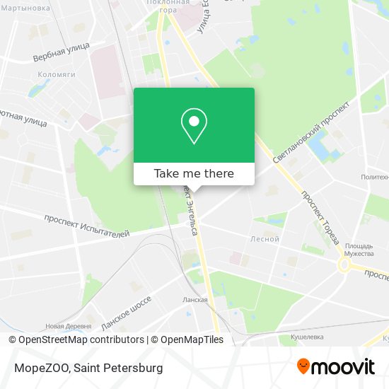 МореZOO map