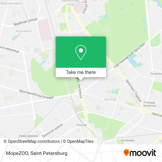 МореZOO map