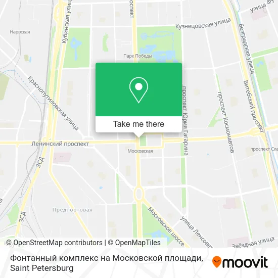 Фонтанный комплекс на Московской площади map