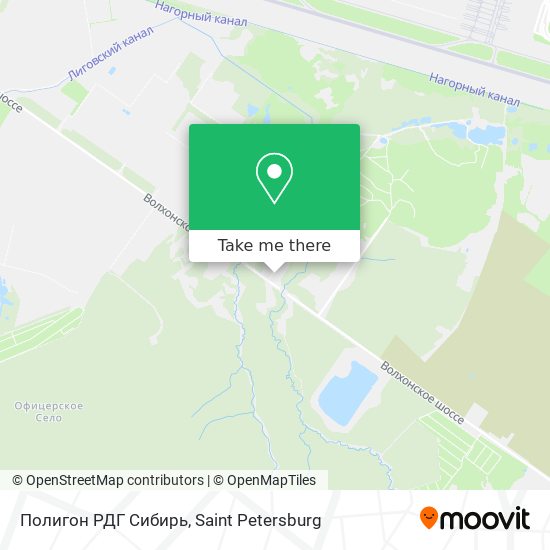 Полигон РДГ  Сибирь map