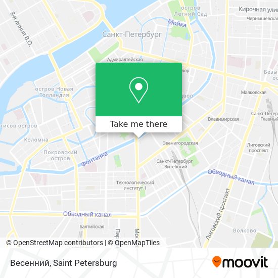 Весенний map