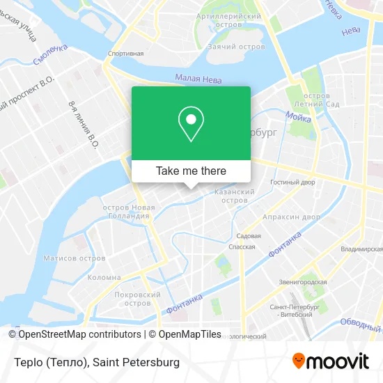 Teplo (Тепло) map