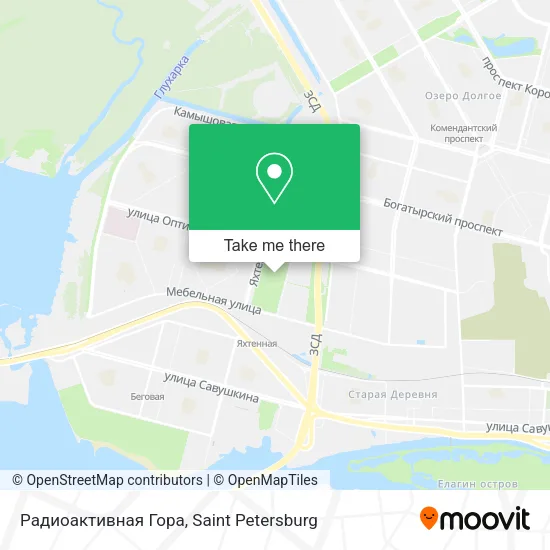 Радиоактивная Гора map