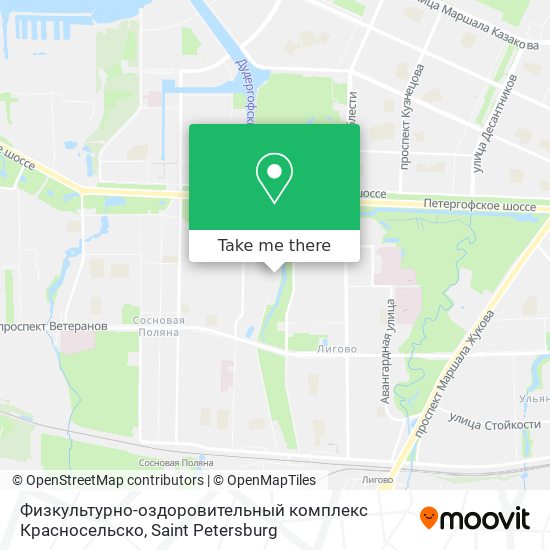 Физкультурно-оздоровительный комплекс Красносельско map