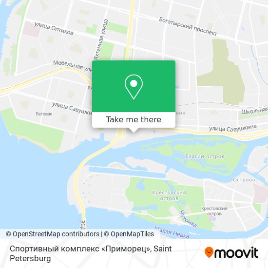 Спортивный комплекс «Приморец» map